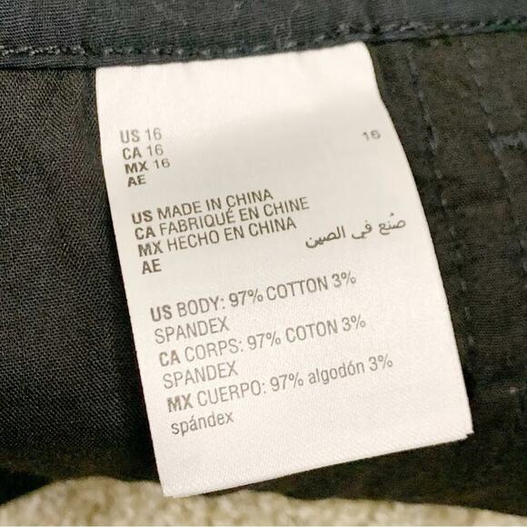 NWT Style & Co Black Core Shorts Mid Rise 7" Inseam Size 16 $39.50 - Picture 7 of 8